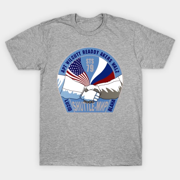 STS-79 Mission Patch T-Shirt by Spacestuffplus